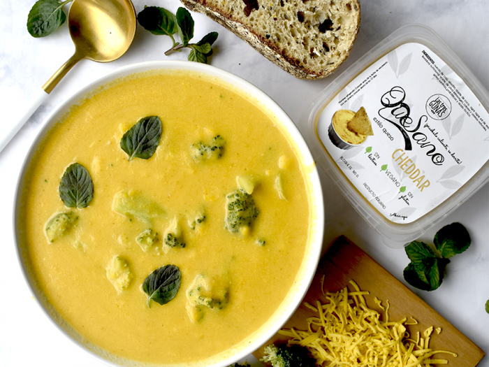 Crema de Zanahoria y QueSano Cheddar