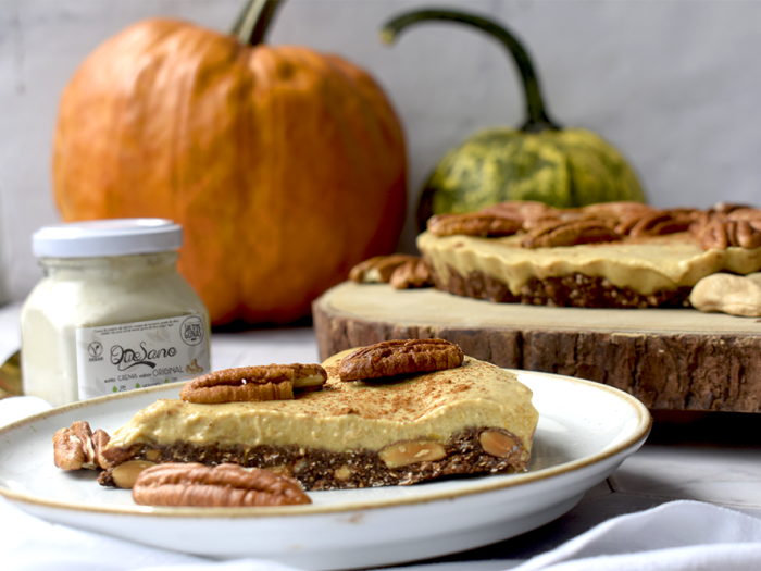 VeganCheesecake de calabaza